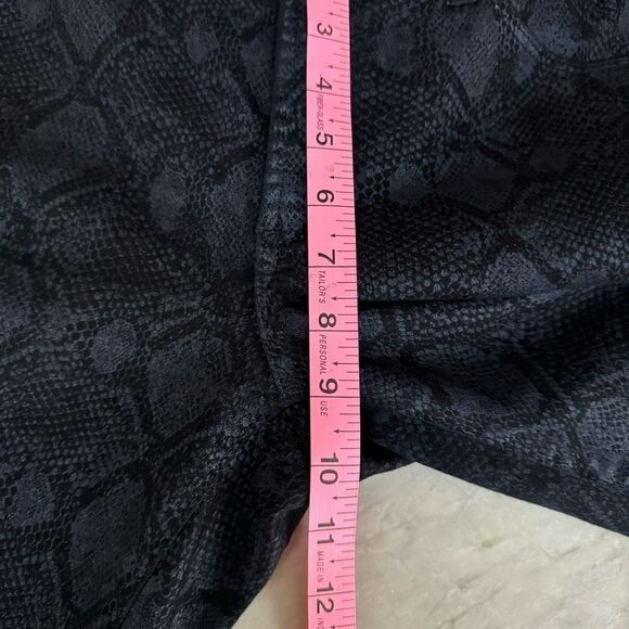 NYDJ Not Your Daughters Jeans Skinny Snakeskin navy Blue Stretch Pants Jeans 8P - Picture 7 of 8